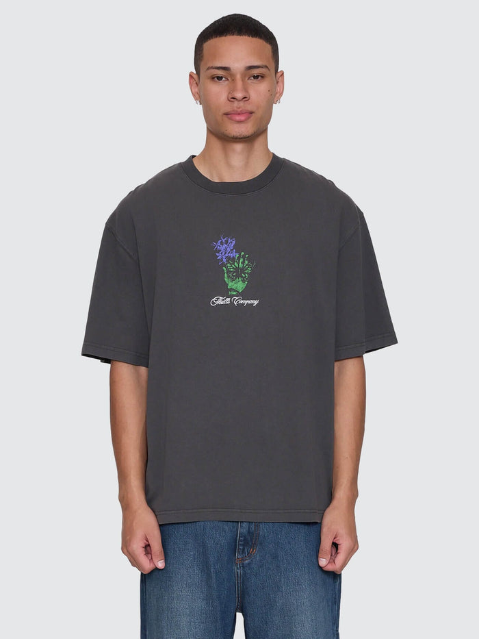 Reentry Box Fit Oversize Cropped Tee - Dark Merch Black XS