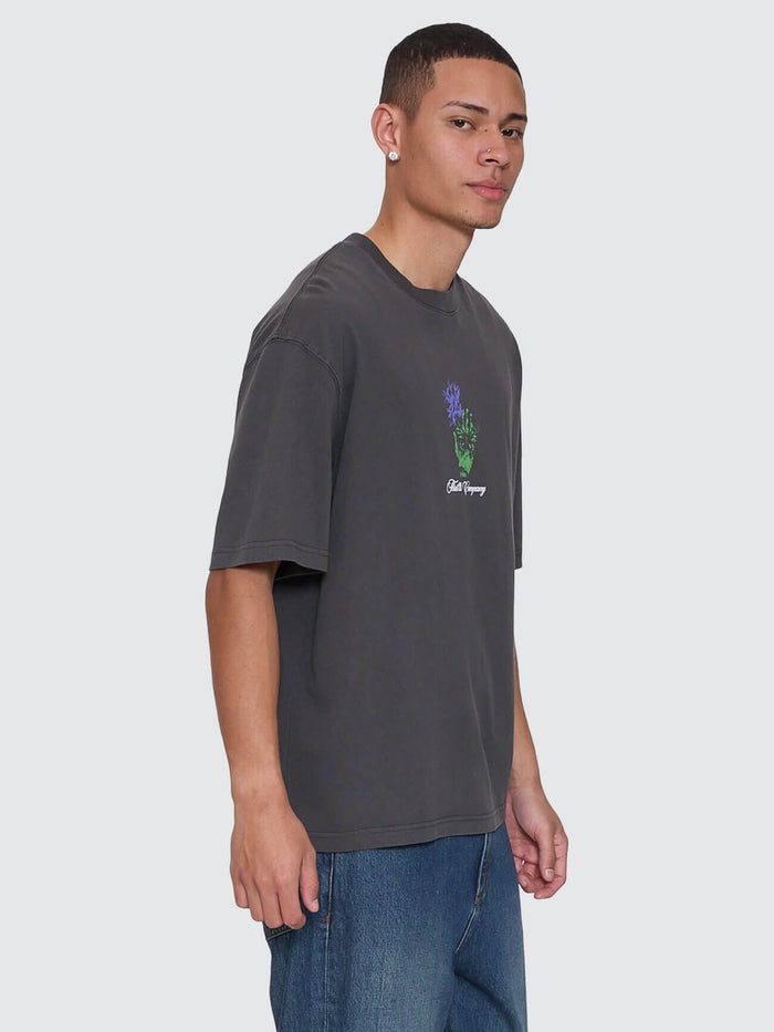 Reentry Box Fit Oversize Cropped Tee - Dark Merch Black XS