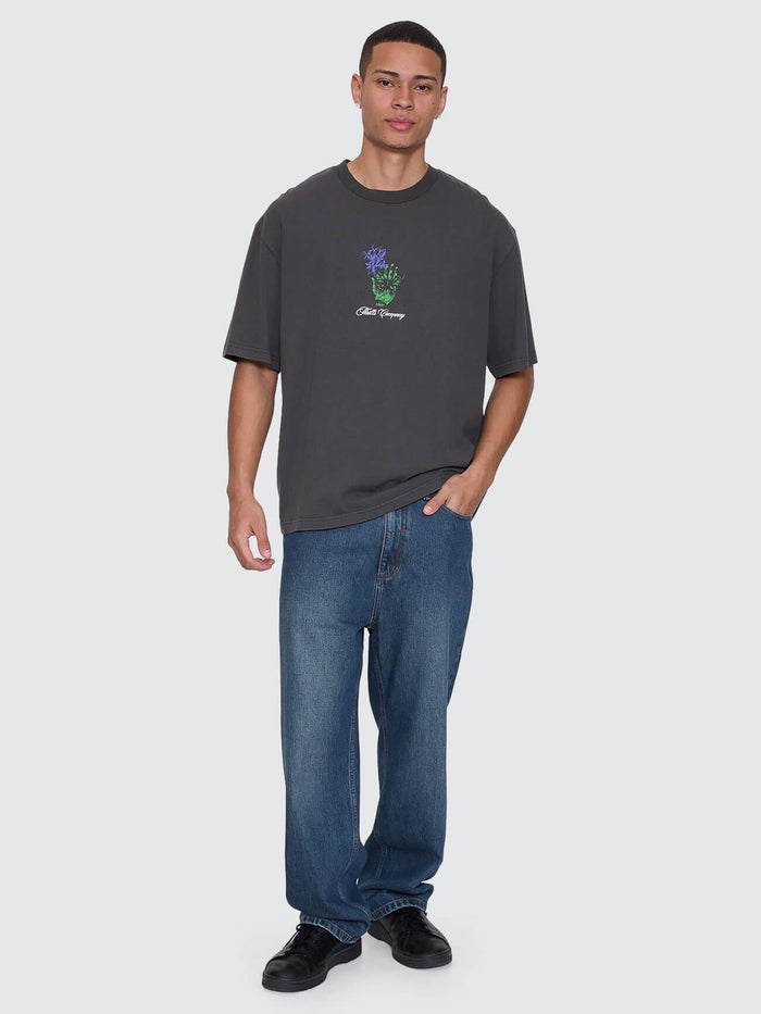 Reentry Box Fit Oversize Cropped Tee - Dark Merch Black XS