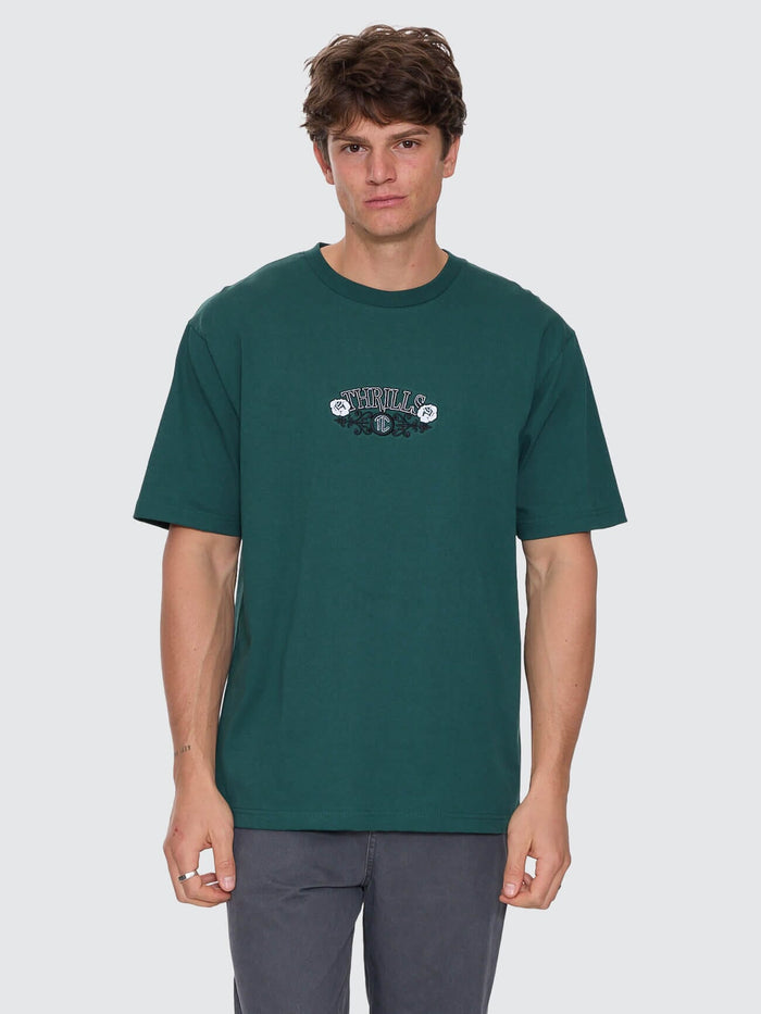 Locked In Oversize Fit Tee - Varsity Green XS