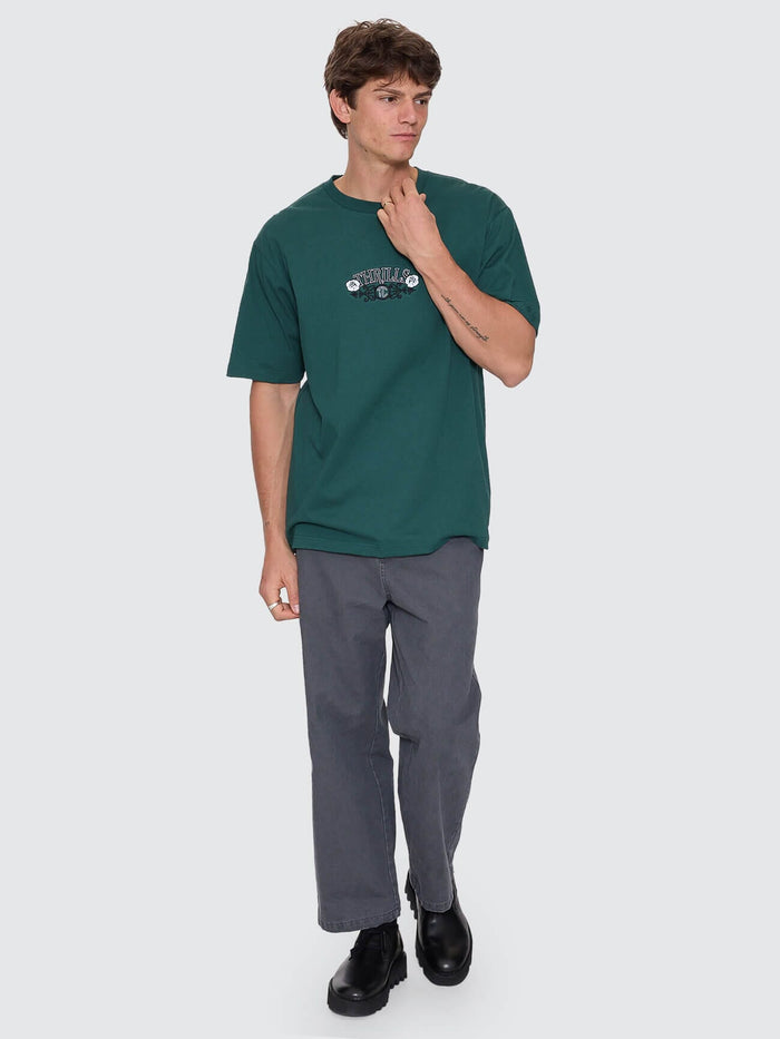 Locked In Oversize Fit Tee - Varsity Green XS