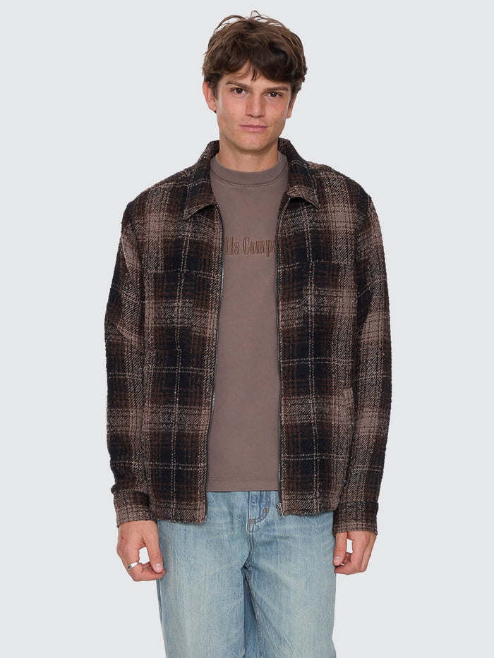 Primitive Cropped Flannel Jacket - Falcon XS