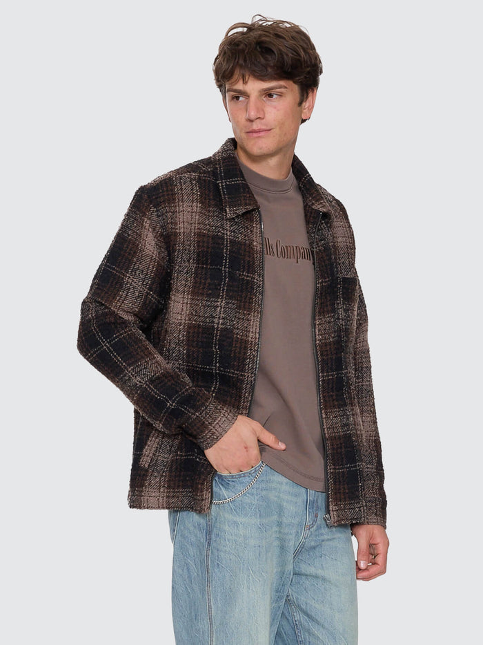 Primitive Cropped Flannel Jacket - Falcon XS