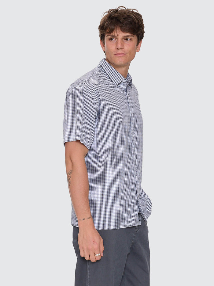 Heavy Voltage Cropped Short Sleeve Shirt - White XS