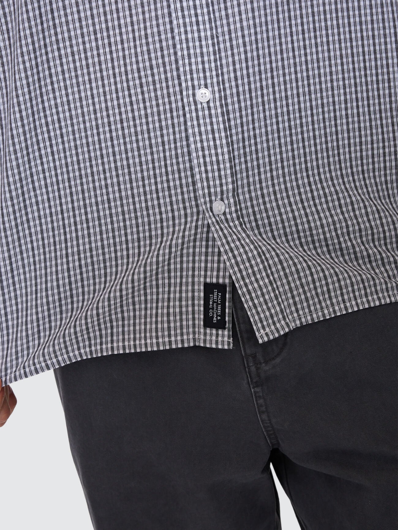 Heavy Voltage Cropped Short Sleeve Shirt - White XS