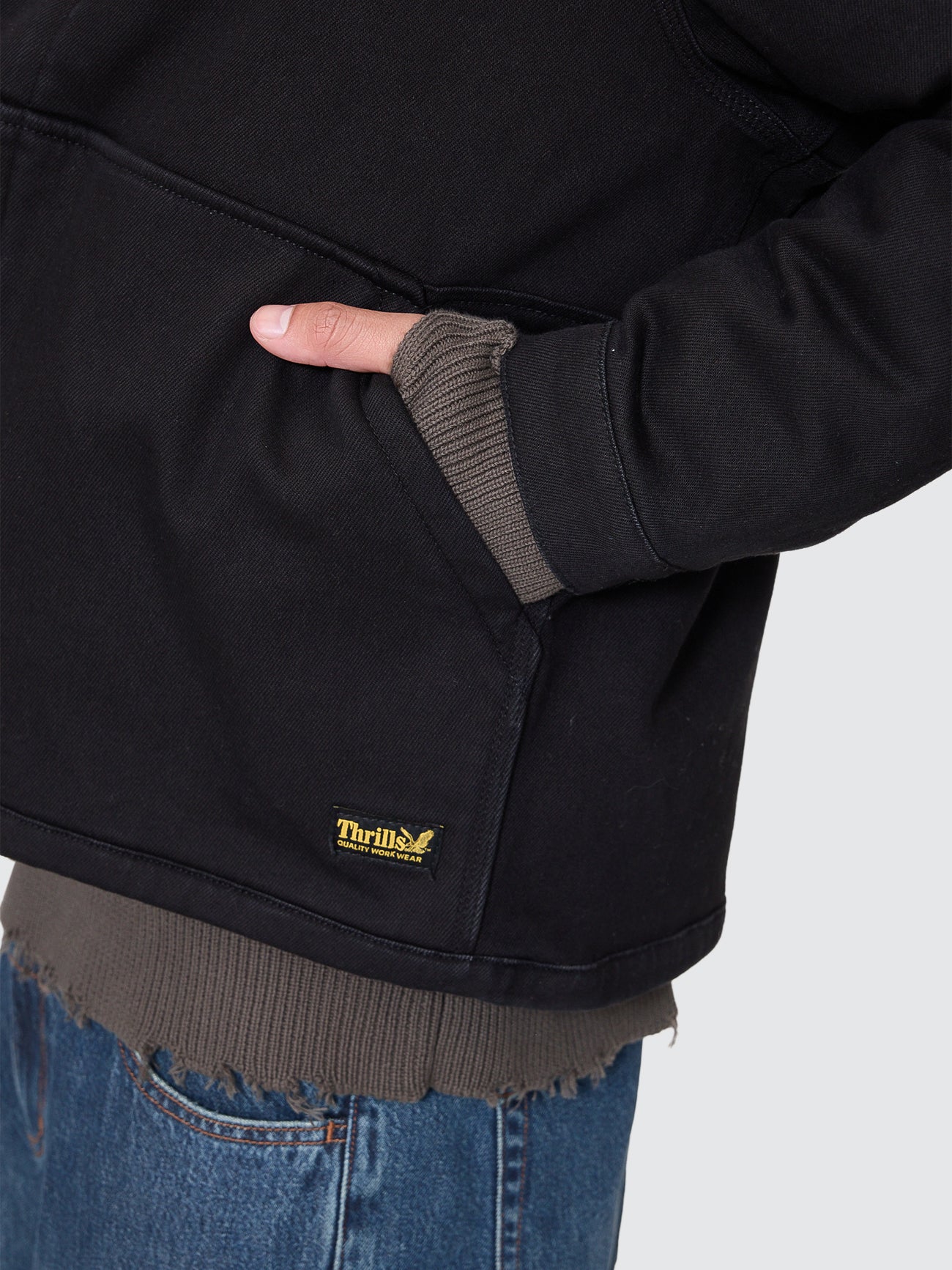 Thrills Union Jacket - Pirate Black