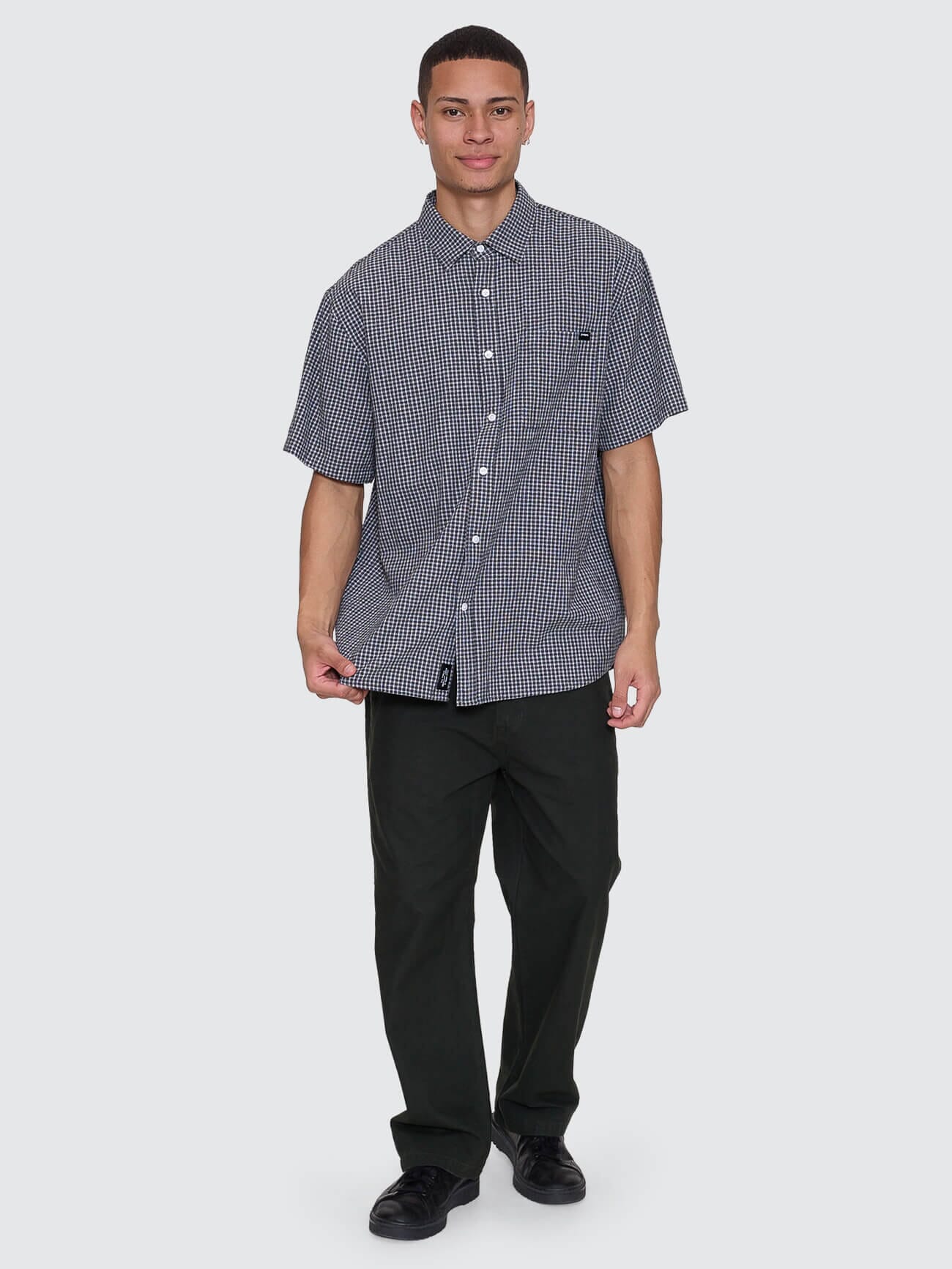 Locked in Short Sleeve Shirt - Black XS