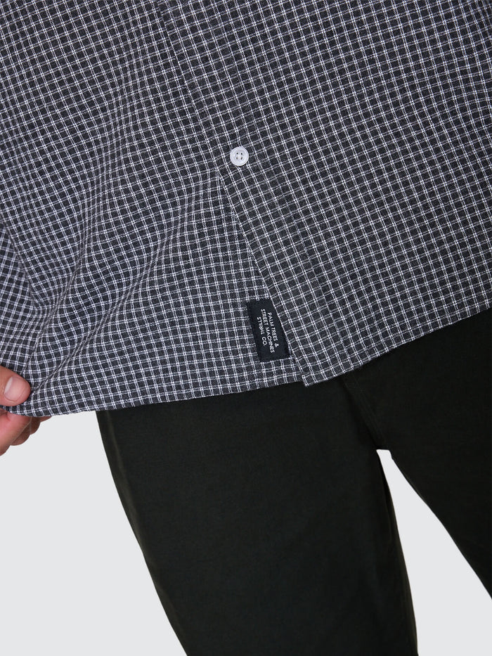 Locked in Short Sleeve Shirt - Black XS