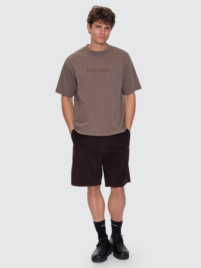 Slacker Cord Chino Short - Postal Brown 26