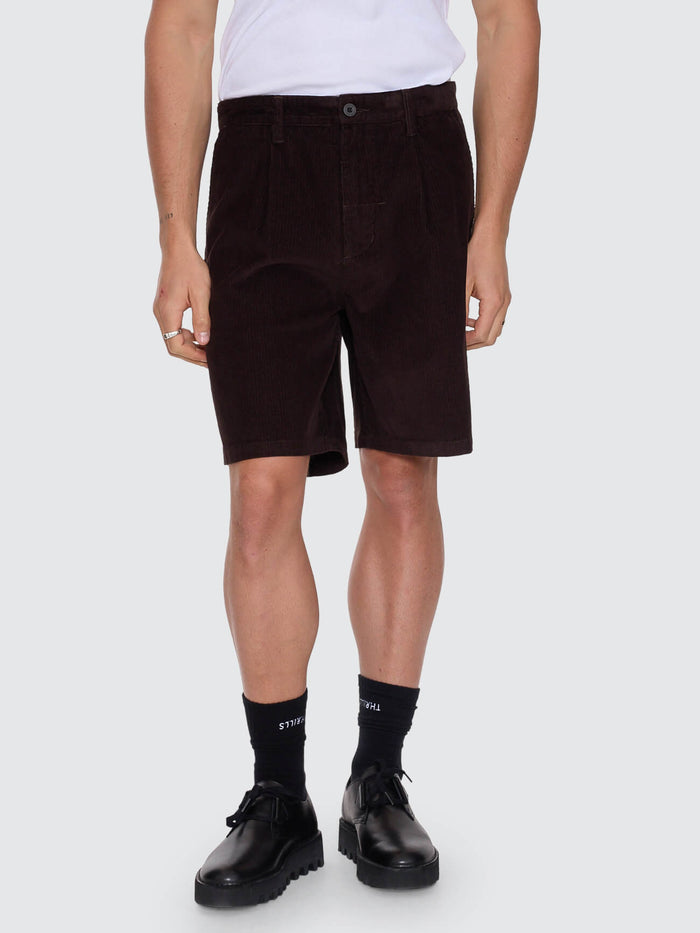 Slacker Cord Chino Short - Postal Brown 26