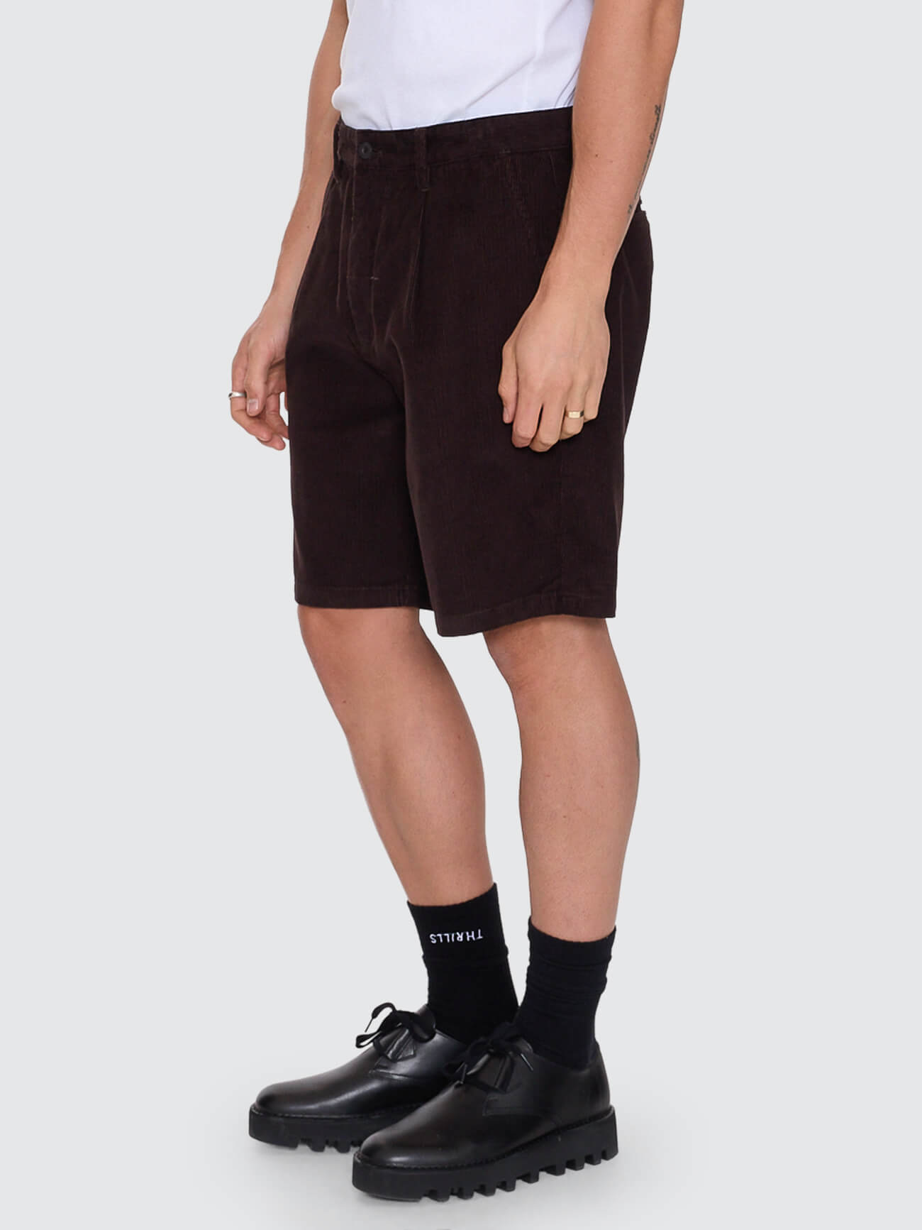 Slacker Cord Chino Short - Postal Brown 26