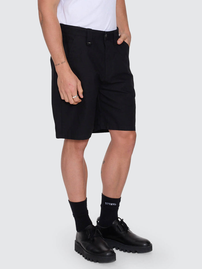Thrills Union Slacker Work Short - Pirate Black 26