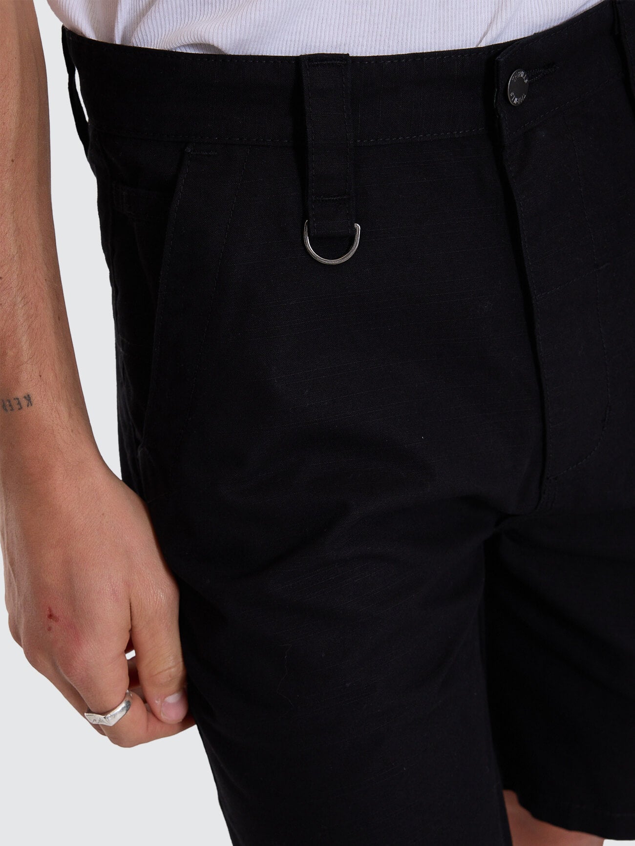 Thrills Union Slacker Work Short - Pirate Black 26