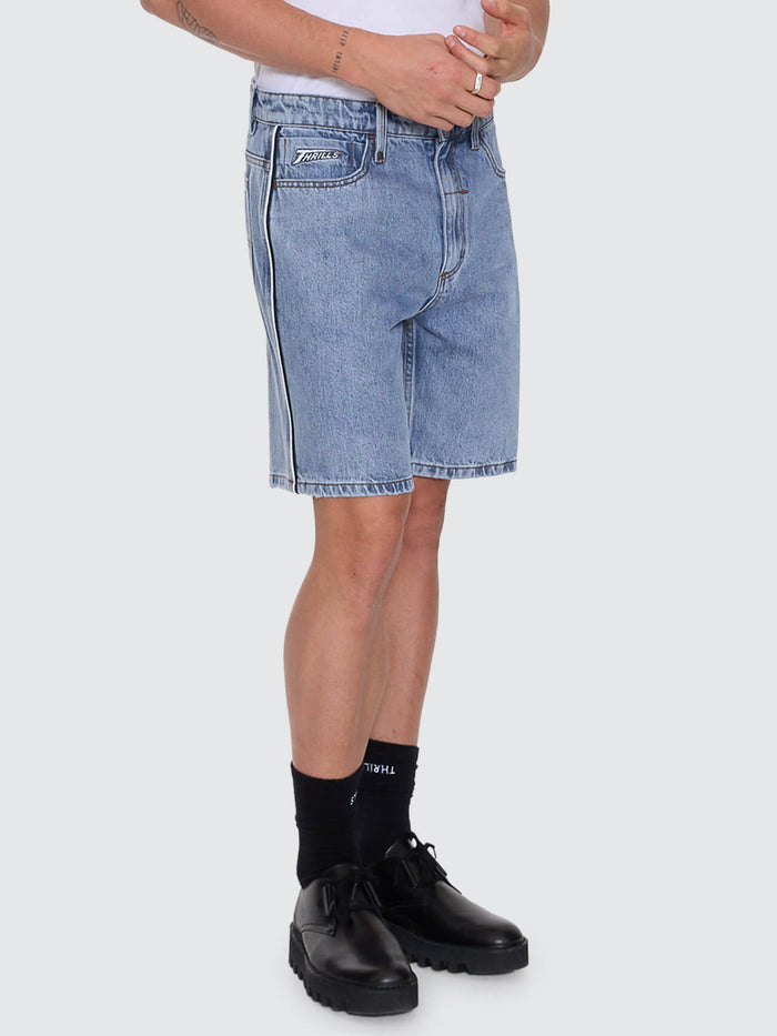 Heavy Voltage Slacker Relaxed Denim Short - Garage Blue 26