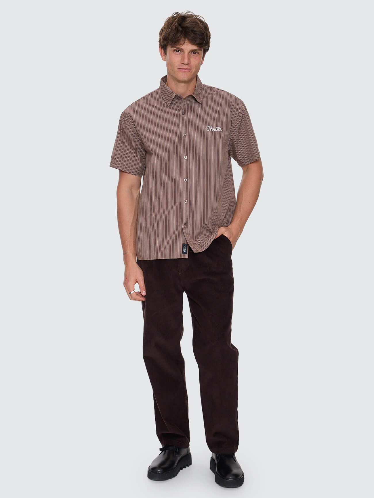 Slacker Cord Chino Pant - Postal Brown