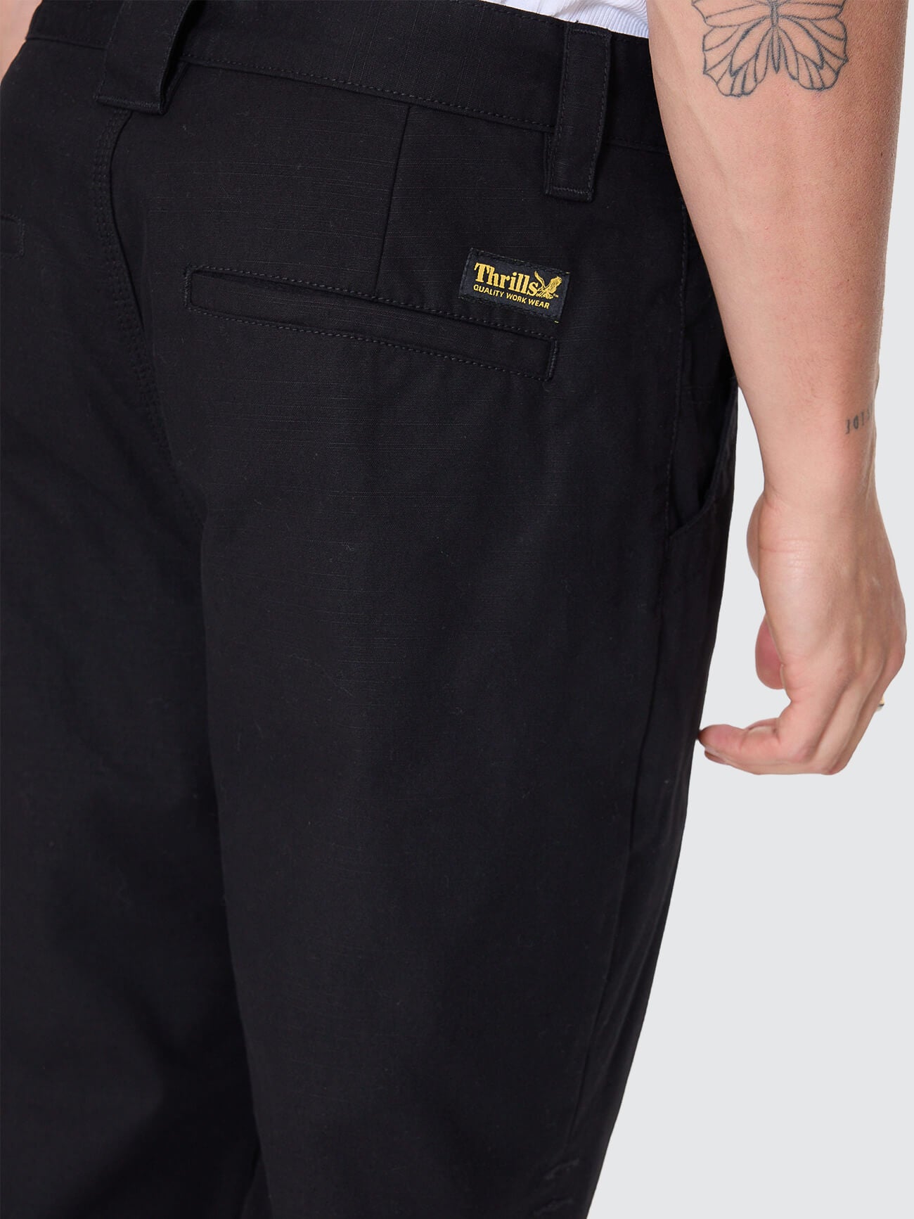 Thrills Union Slacker Work Pant - Pirate Black 26