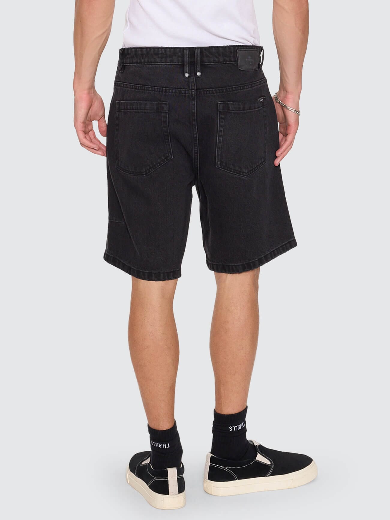 Slacker Denim Short - Aged Black 28
