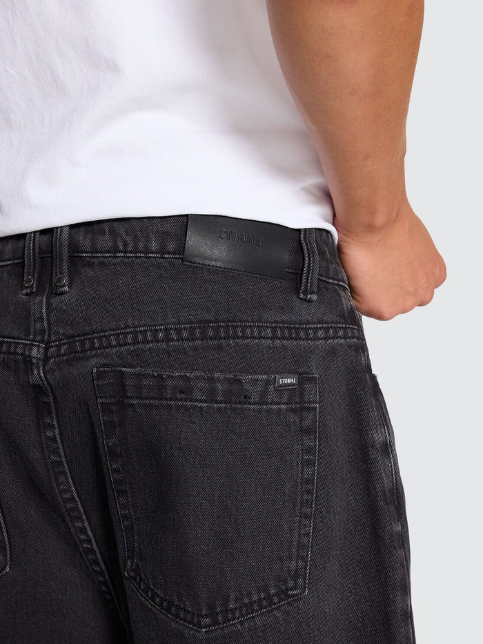 Slacker Denim Short - Aged Black 28