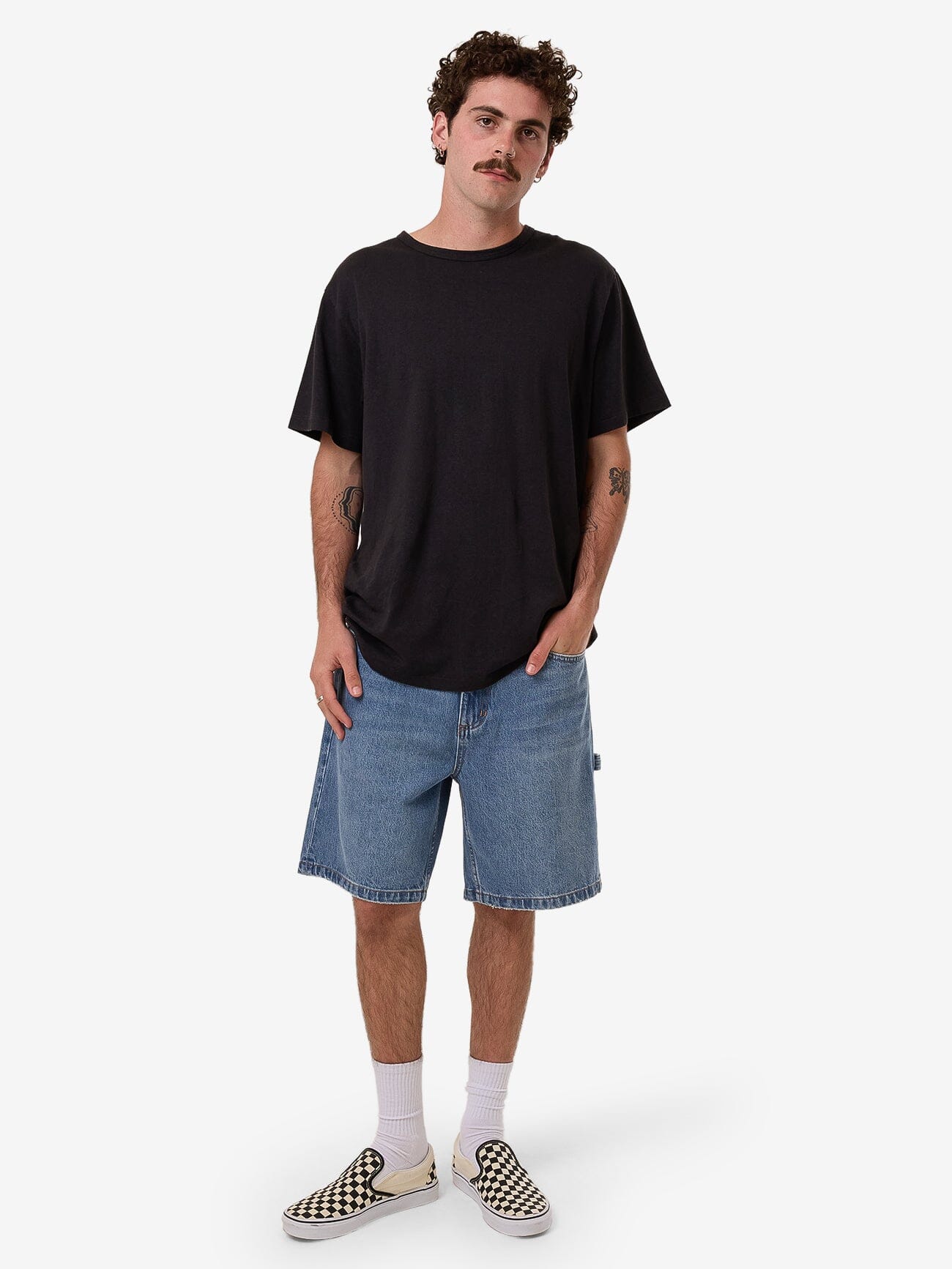 Slacker Denim Short - Dark Dust Blue