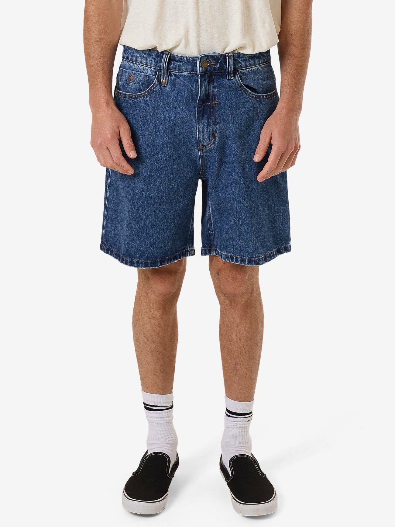 Slacker Denim Short - Double Rinsed Blues 28