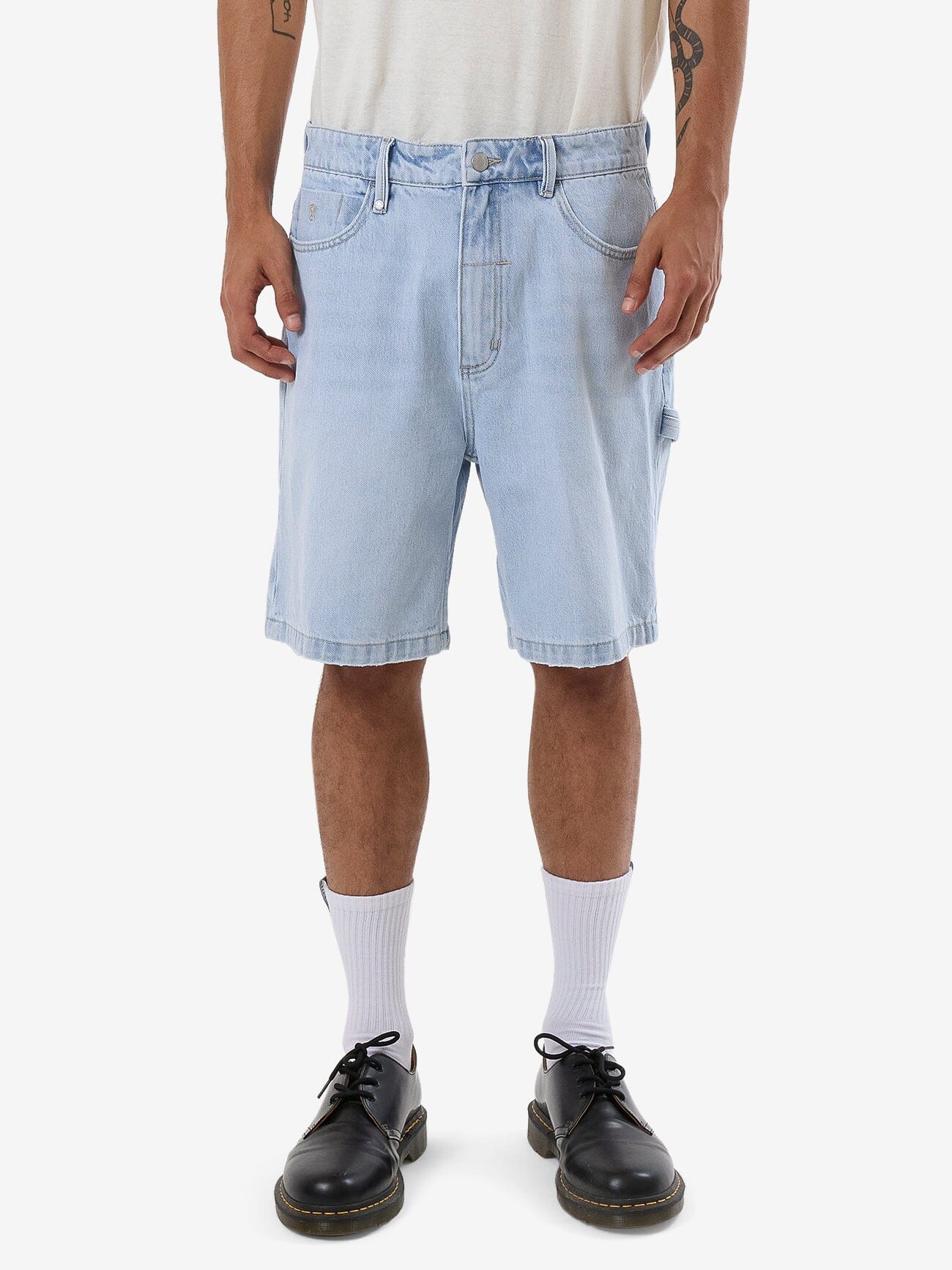 Slacker Denim Short - Light Ash Blue 28