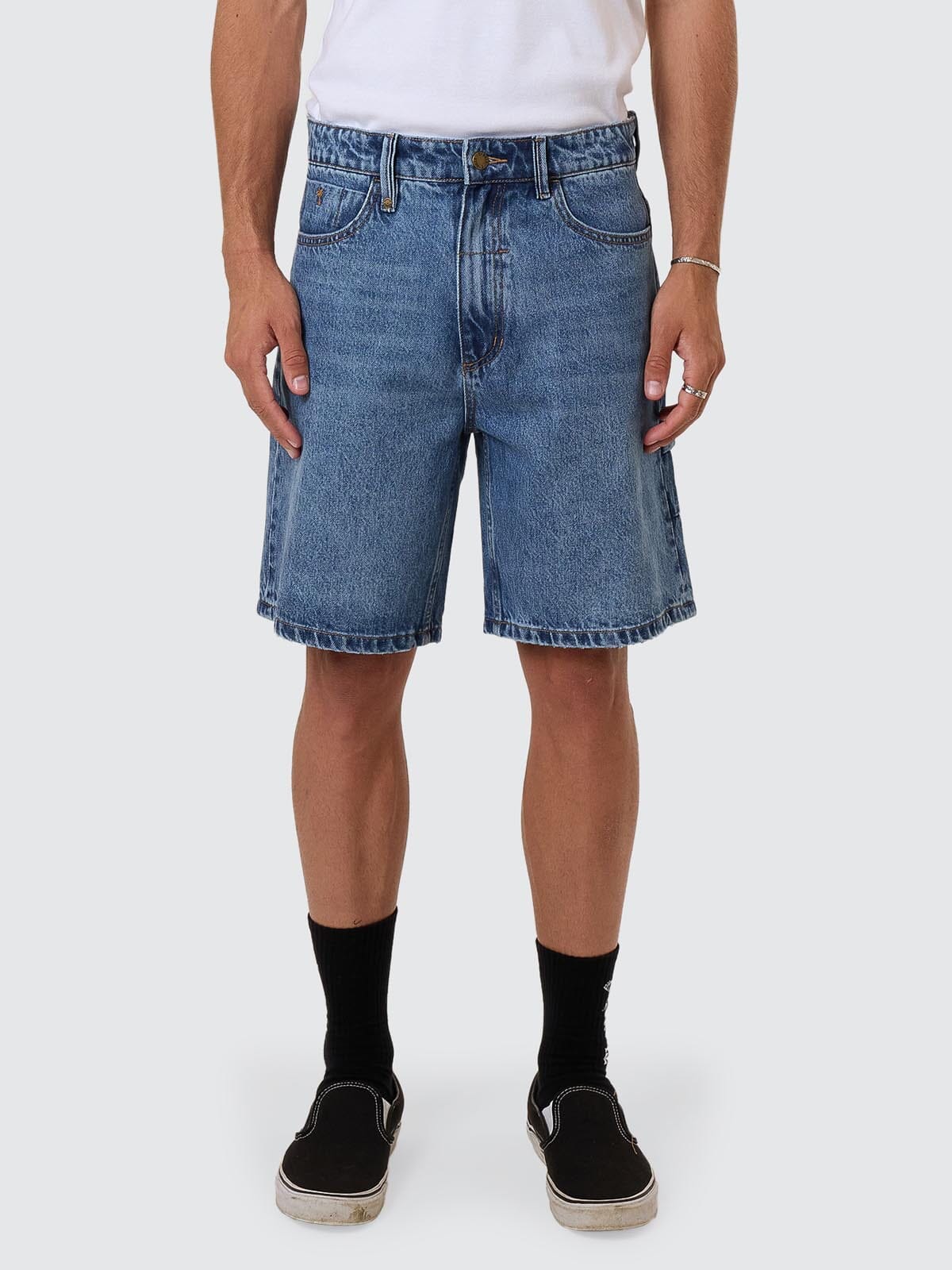 Slacker Denim Short - Stoned Blues 26