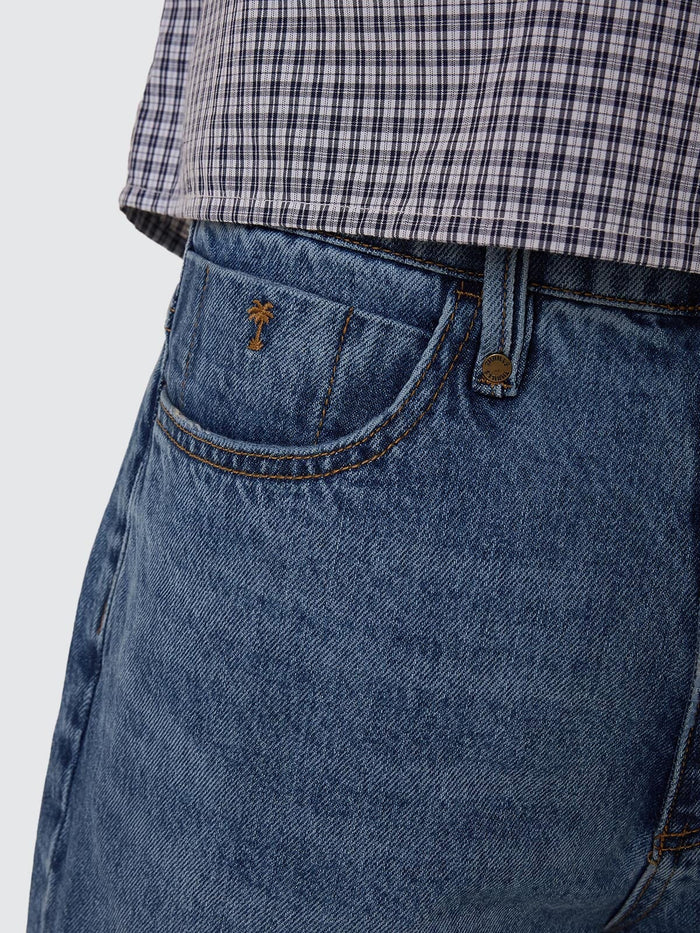 Slacker Denim Short - Stoned Blues 26