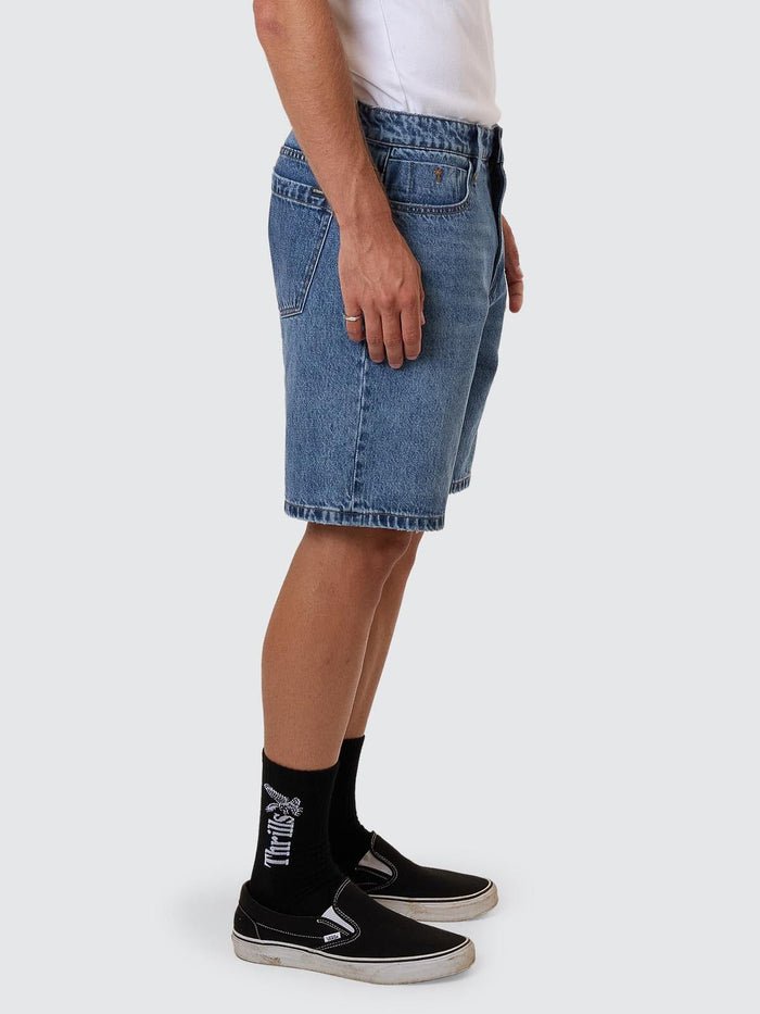 Slacker Denim Short - Stoned Blues 26