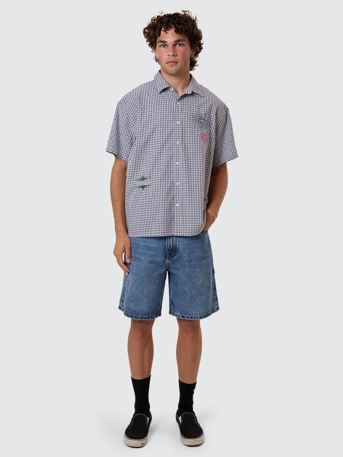 Slacker Denim Short - Stoned Blues 26