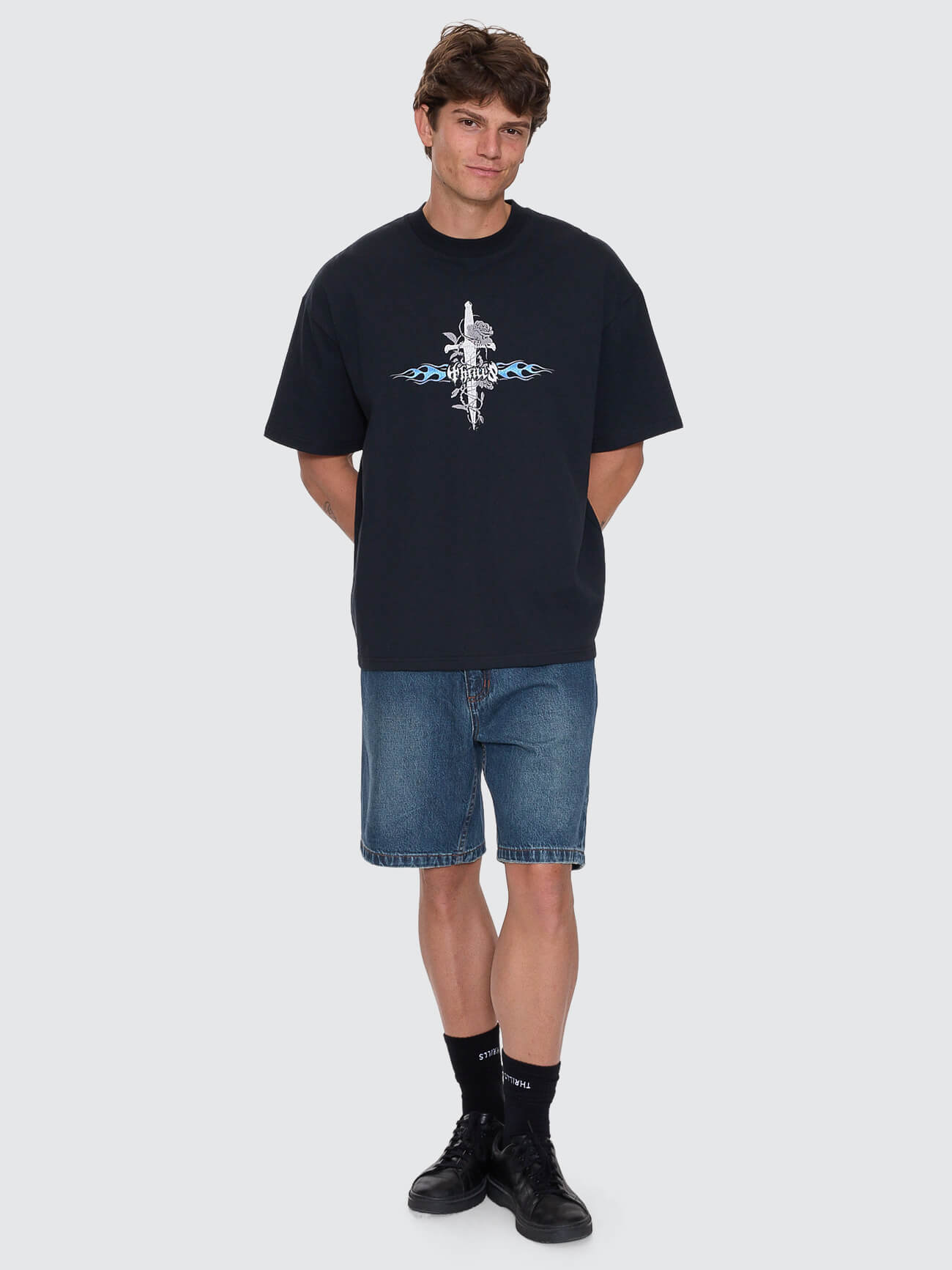 Slacker Denim Short - Tempest Blue 28