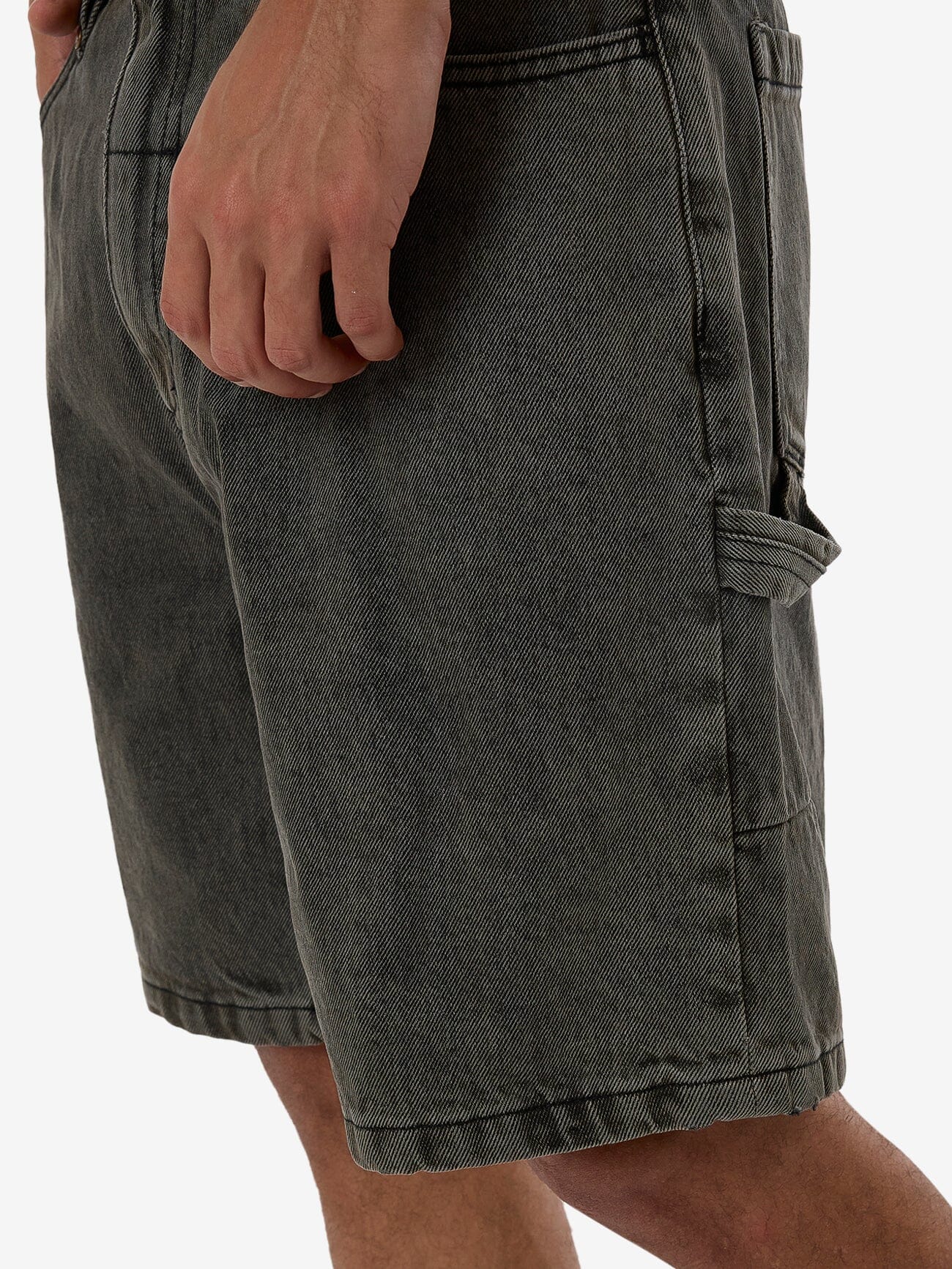 Slacker Denim Short - Tarmac 28