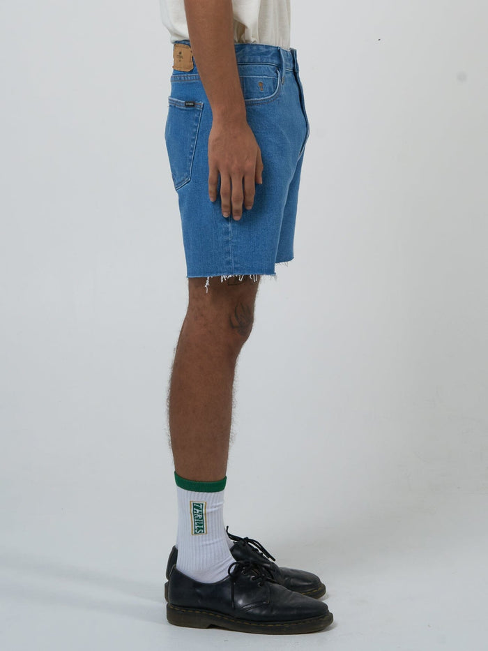 Mandude Denim Short - Peel Blue