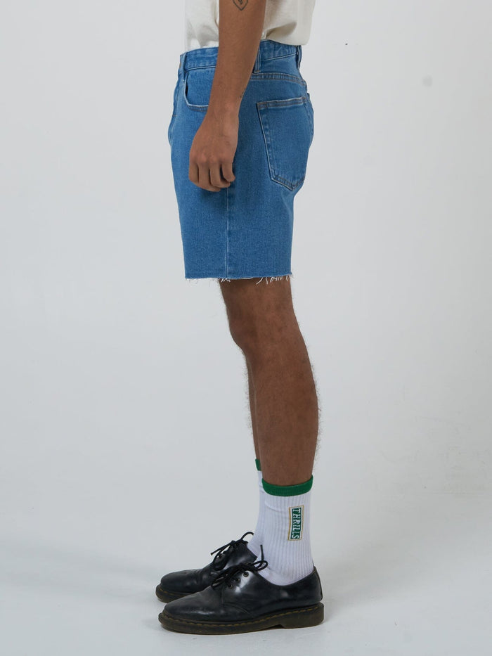 Mandude Denim Short - Peel Blue