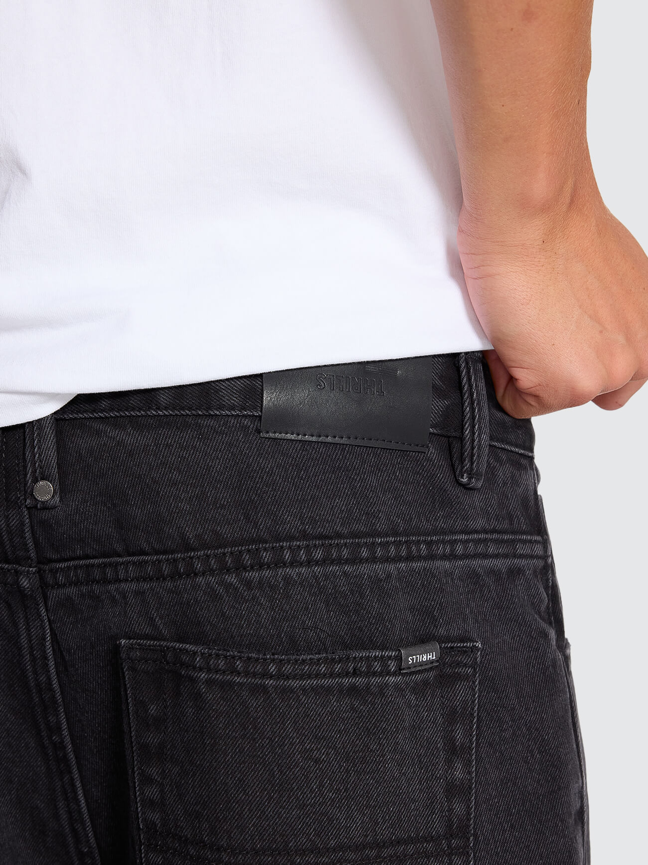 Big Slacker Denim Short - Aged Black 28