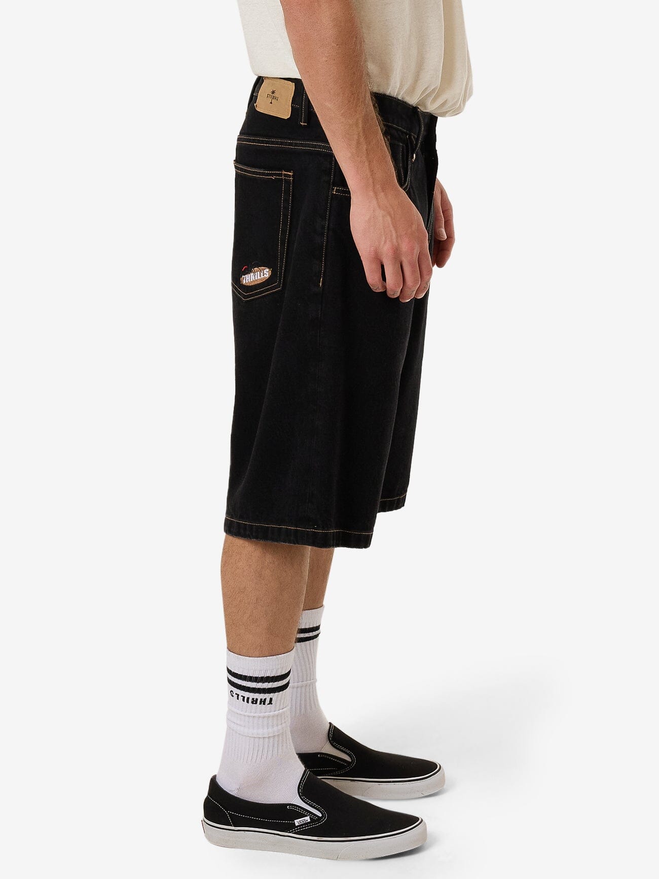 Big Slacker Denim Short - Black Rinse