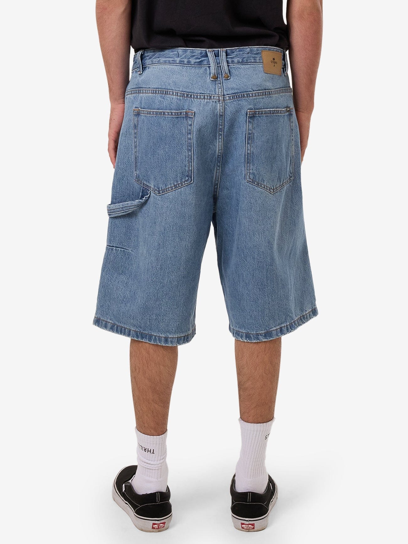 Big Slacker Denim Short - Dark Dust Blue