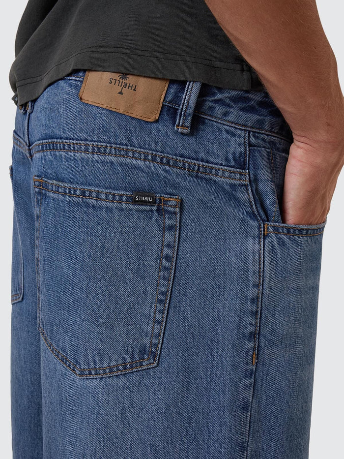 Big Slacker Denim Short - Stoned Blues 26