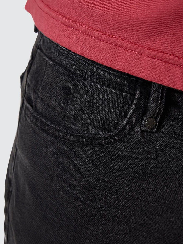 Bones Denim Short - Ash Black 26