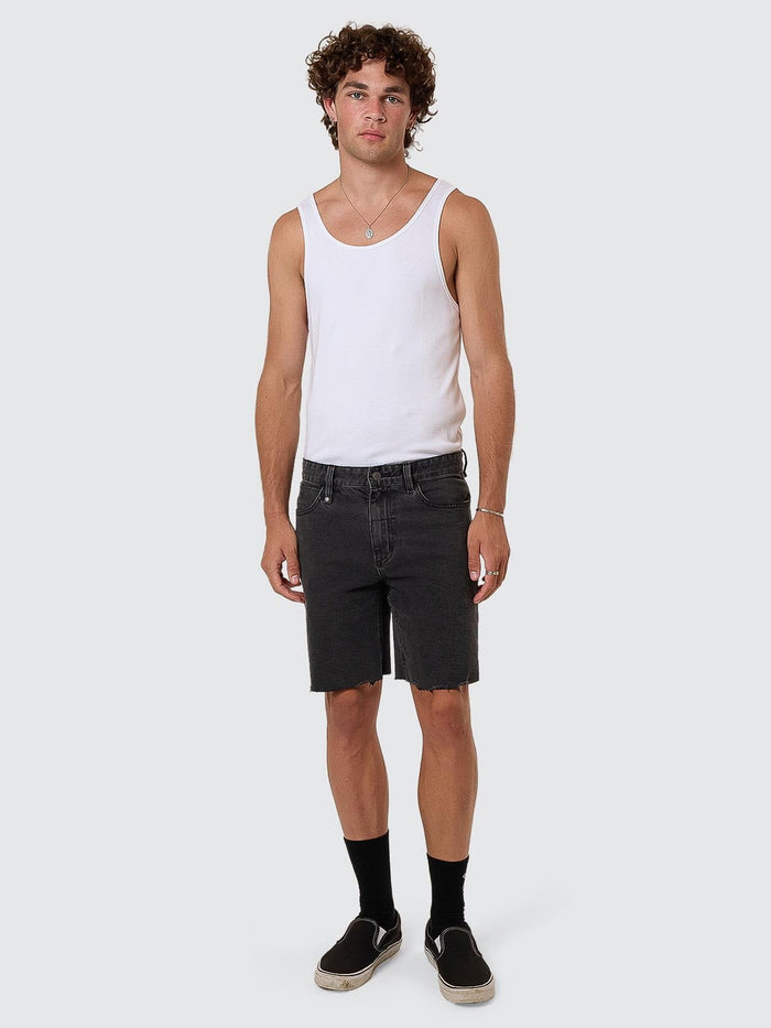 Bones Denim Short - Ash Black 26