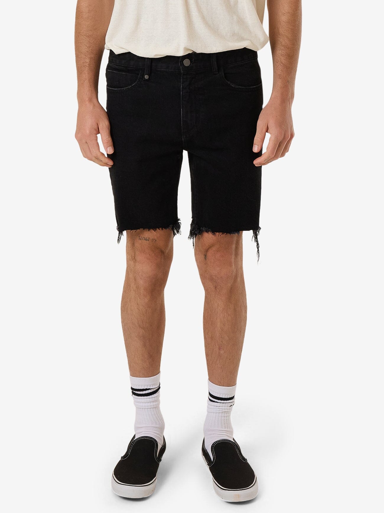 Bones Denim Short - Black Rinse