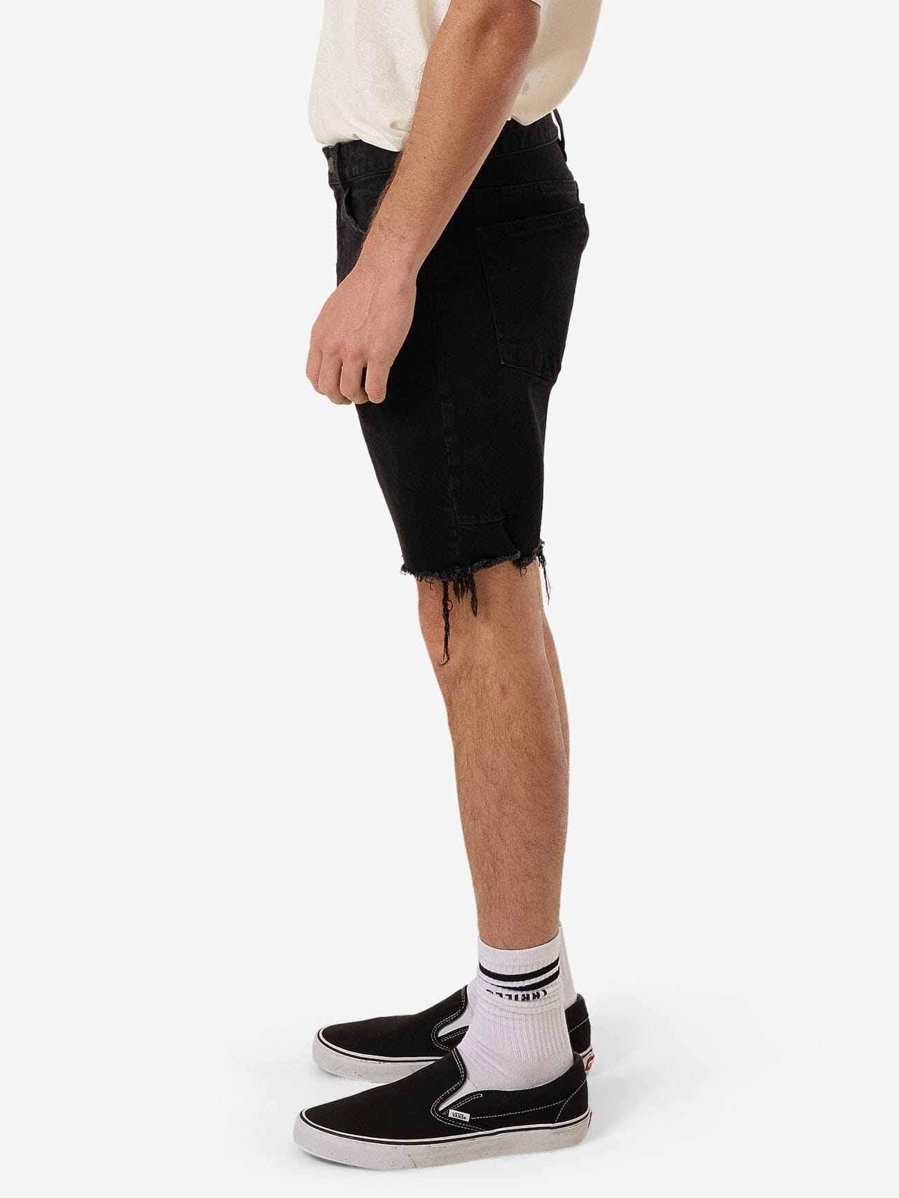 Bones Denim Short - Black Rinse 28