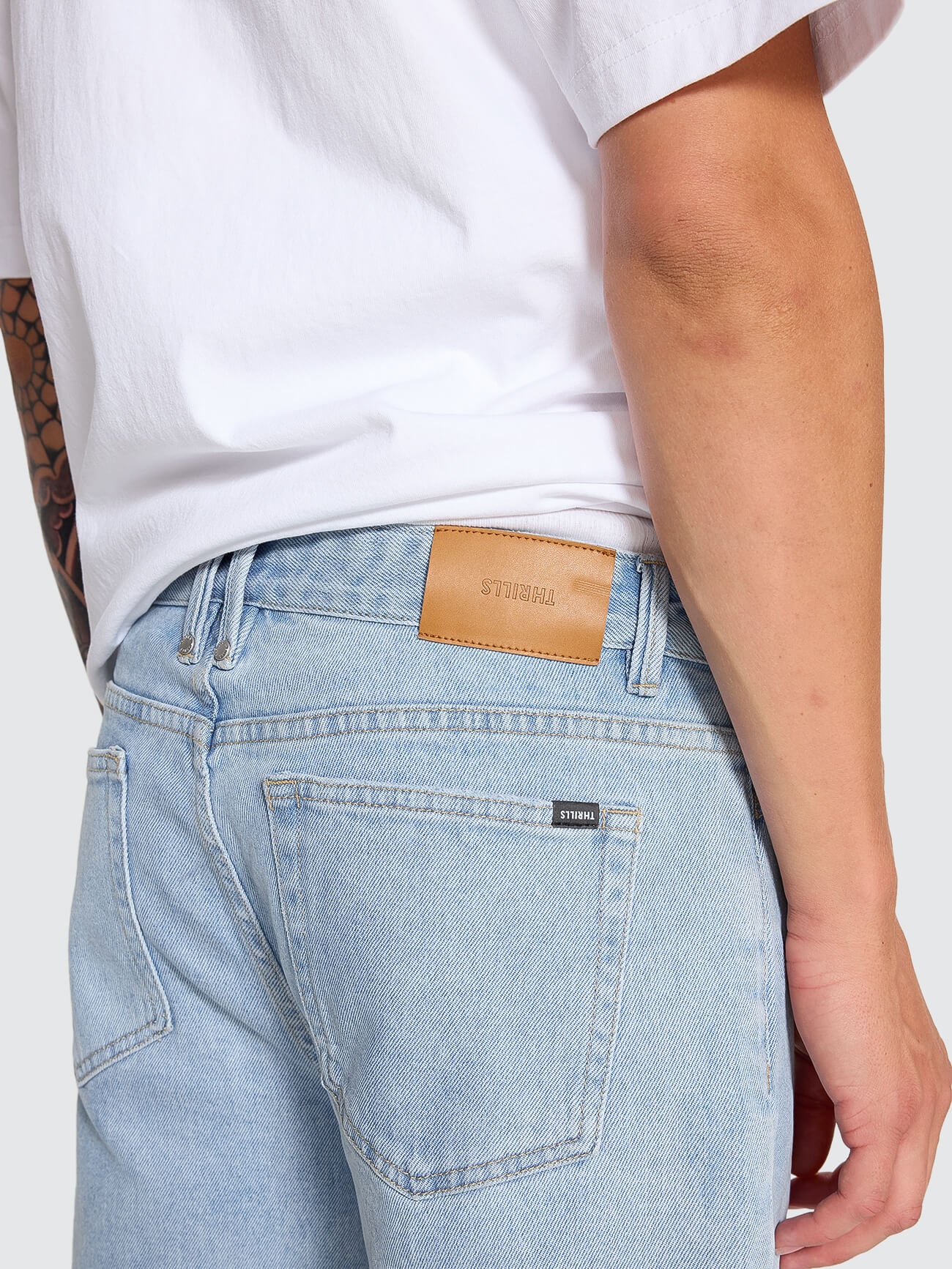 Bones Raw Slim Denim Short - Ageless Blue