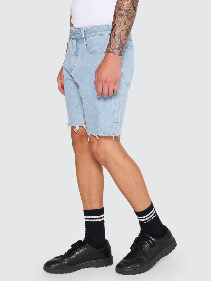 Bones Raw Slim Denim Short - Ageless Blue