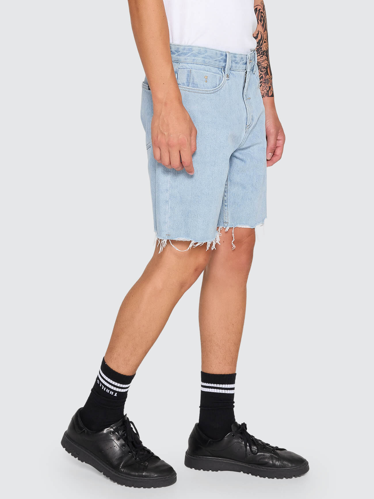Bones Raw Slim Denim Short - Ageless Blue
