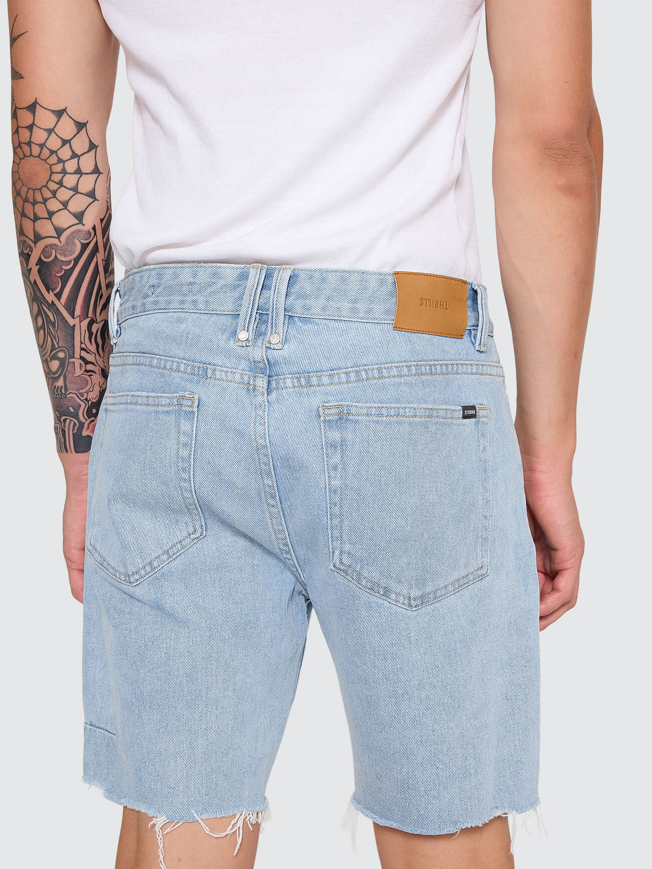 Bones Raw Slim Denim Short - Ageless Blue