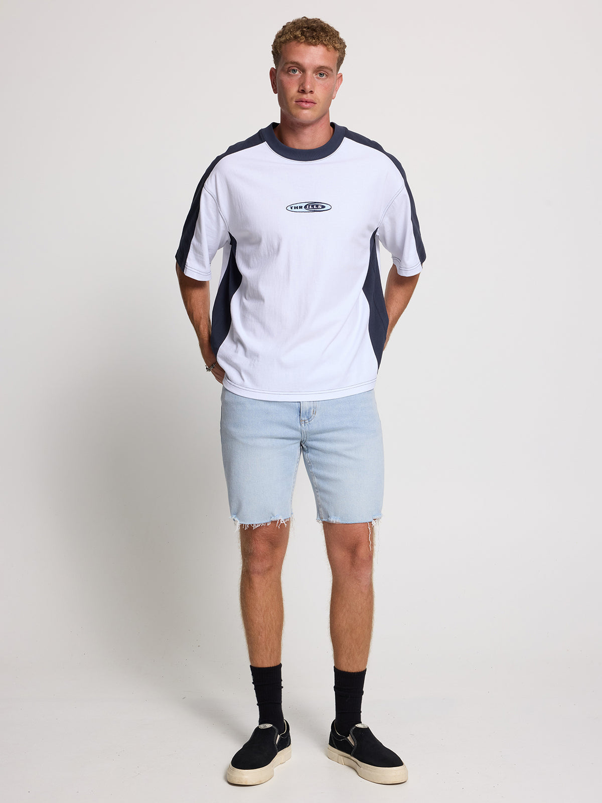 Bones Denim Short - Light Ash Blue 28