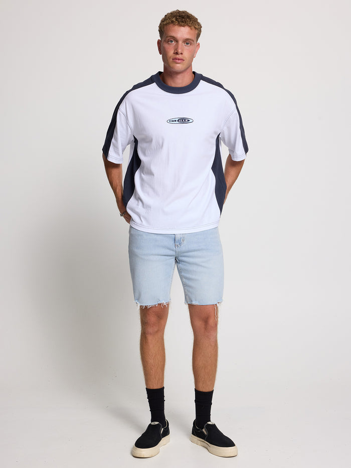 Bones Denim Short - Light Ash Blue 28