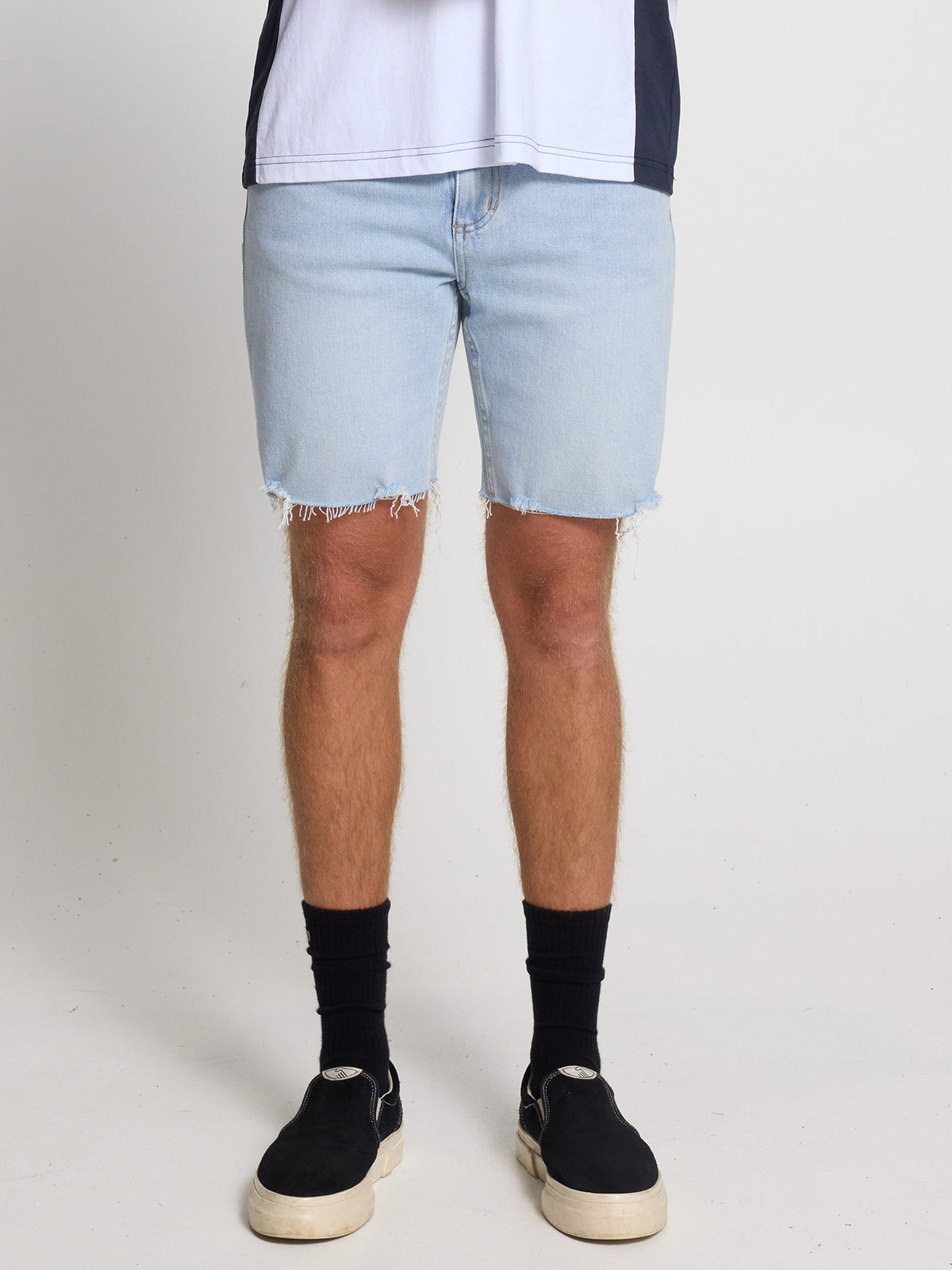 Bones Denim Short - Light Ash Blue 28