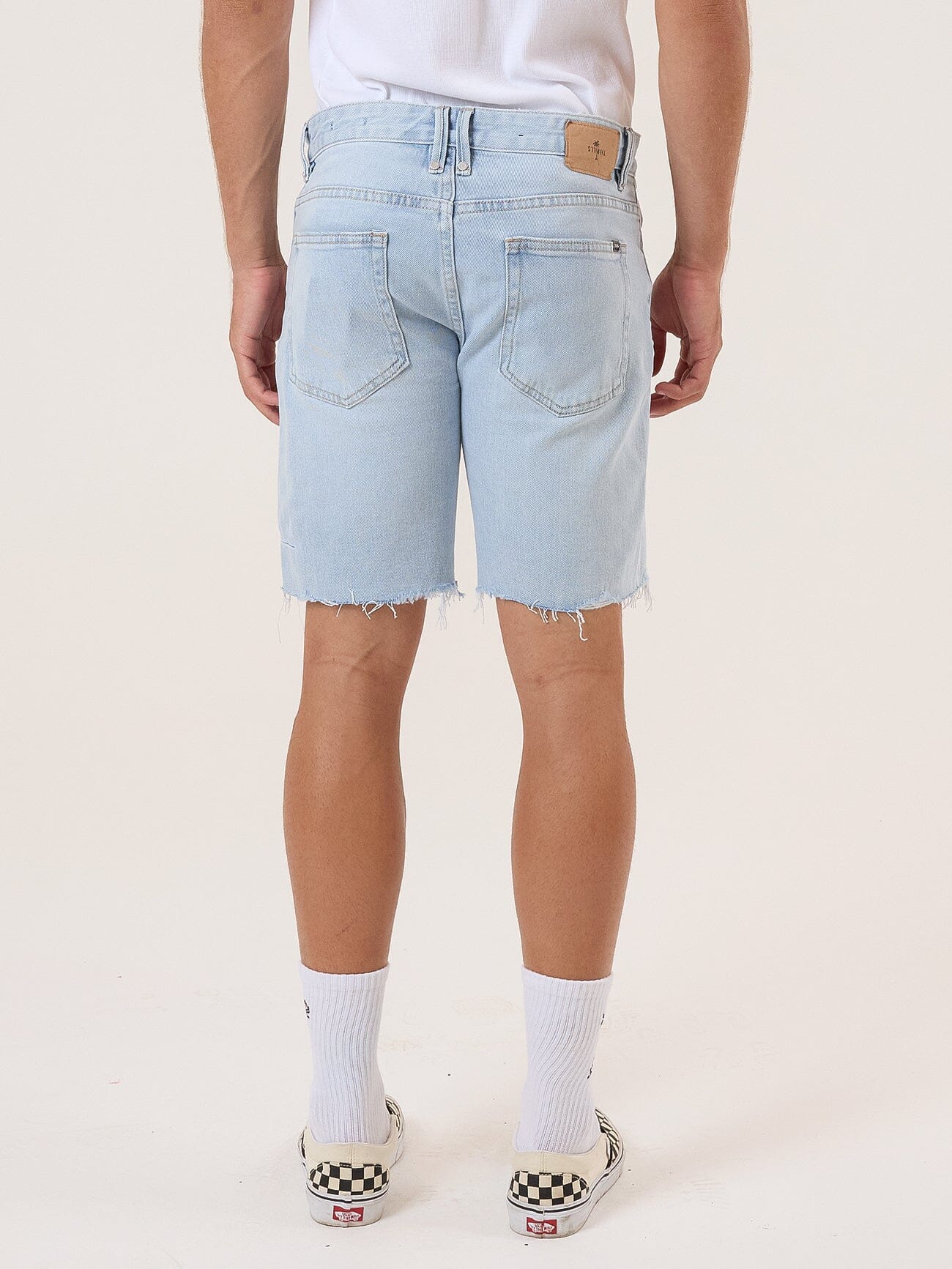 Bones Denim Short - Light Ash Blue