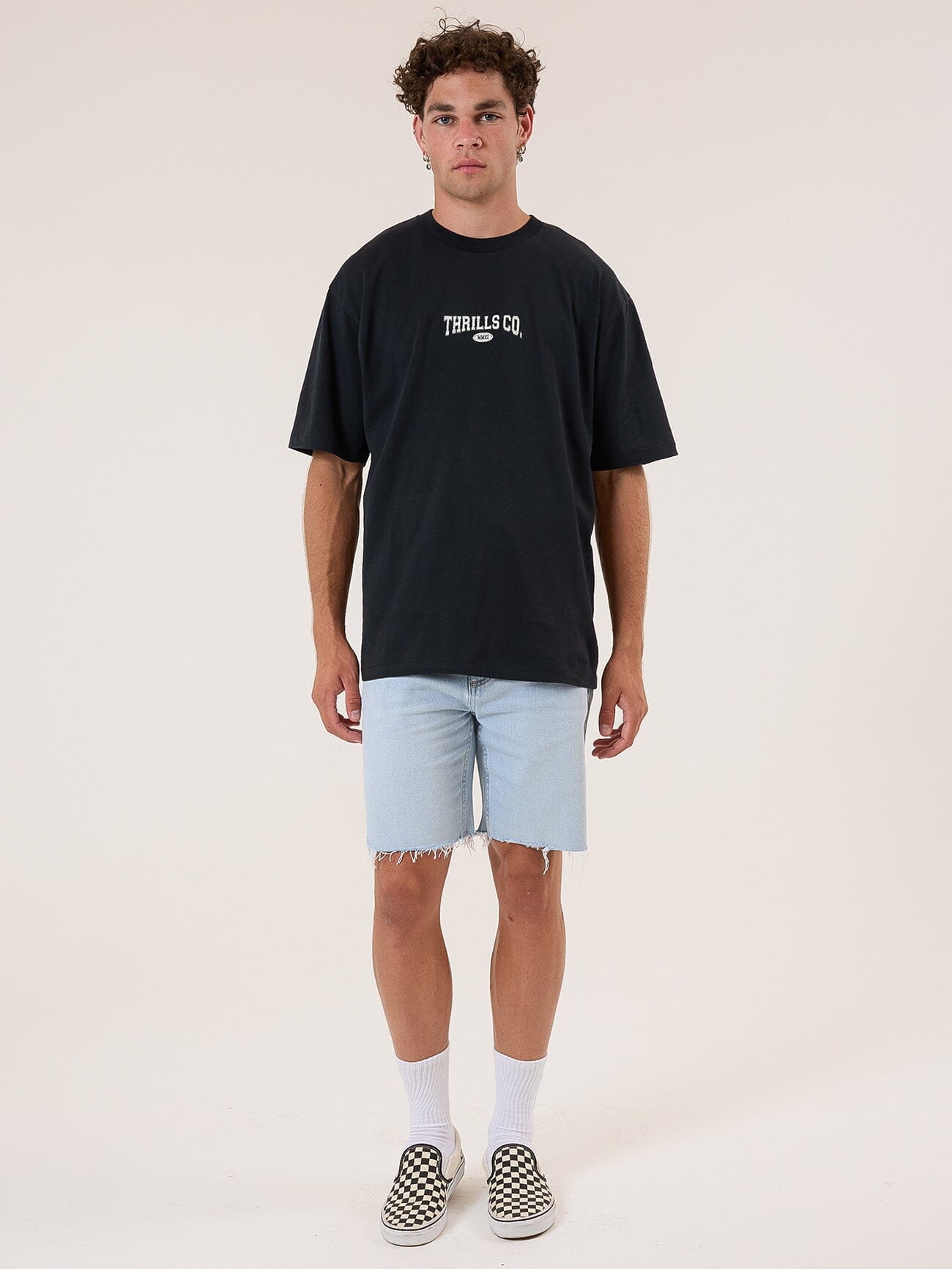 Bones Denim Short - Light Ash Blue